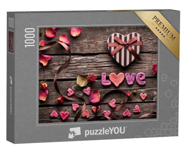 Puzzle 1000 Teile „Liebe zum Valentinstag“