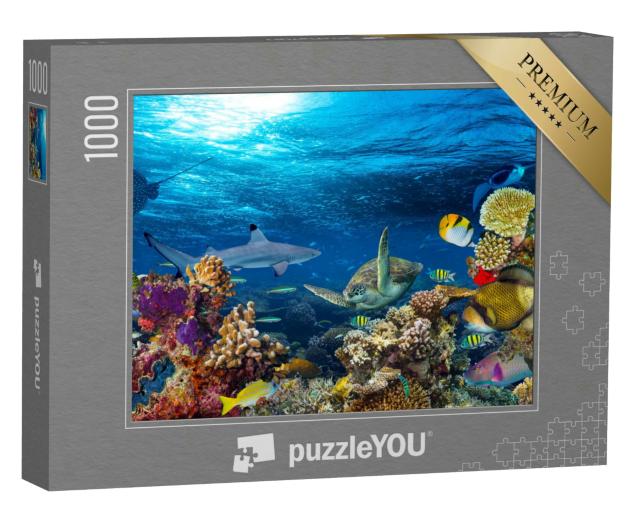 Puzzle 1000 Teile „Unterwasser-Korallenriff“