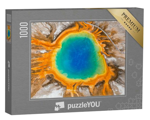 Puzzle 1000 Teile „Grand Prismatic Spring, Yellowstone National Park, Wyoming, USA“