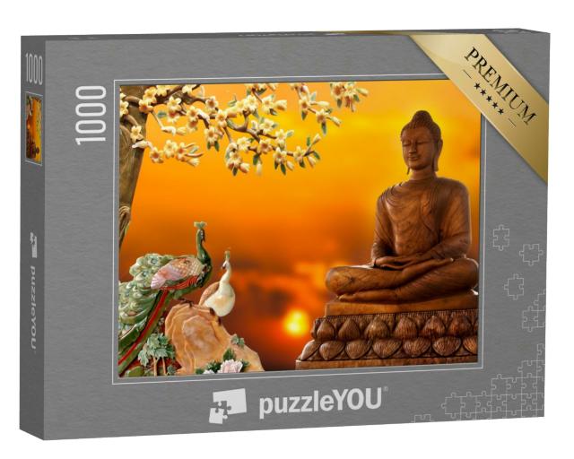 Puzzle 1000 Teile „3D Buddha  “