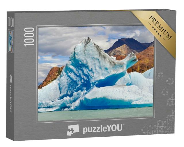 Puzzle 1000 Teile „Eisberg eines Gletschers in den Bergen“