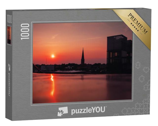 Puzzle 1000 Teile „Braunschweig im Abendlicht, Deutschland“