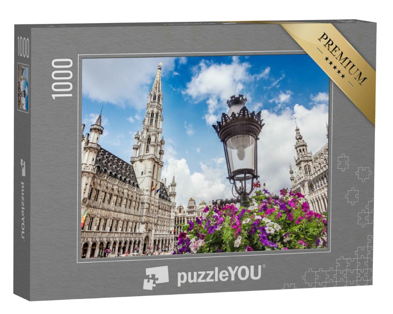 Puzzle 1000 Teile „Bezaubernder Grote Markt in Brüssel, Belgien“