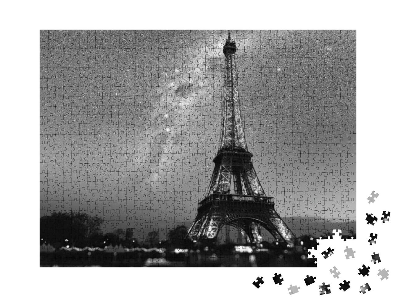 Puzzle 1000 Teile „Magische Nacht in Paris“