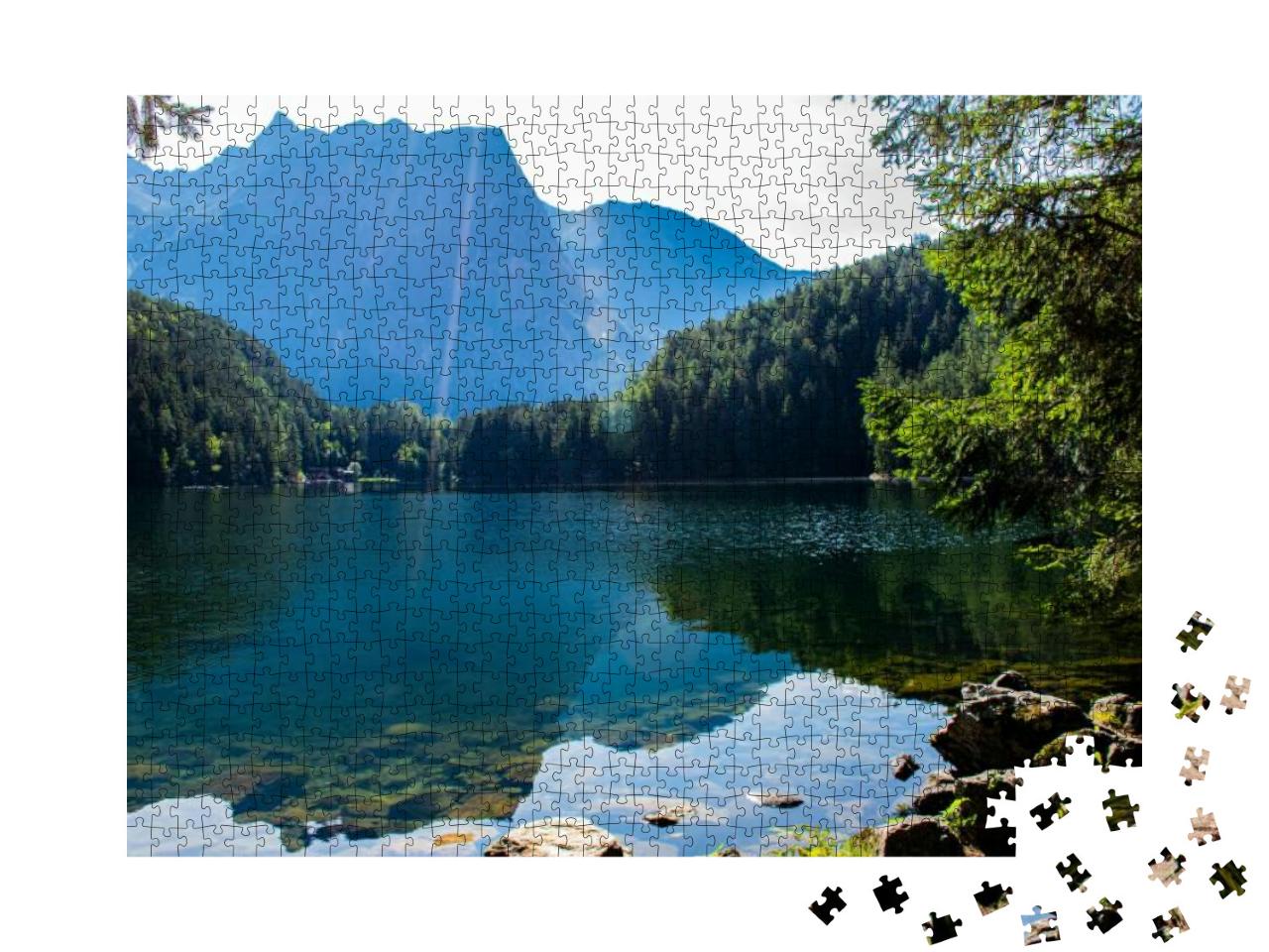 Puzzle 1000 Teile „Piburger See im Ötztal“