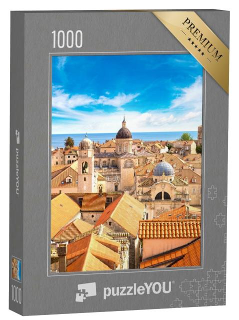 Puzzle 1000 Teile „Wunderschöne Altstadt von Dubrovnik, Kroatien“