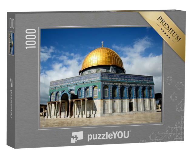 Puzzle 1000 Teile „Beeindruckende Felsendom-Moschee in Jerusalem“