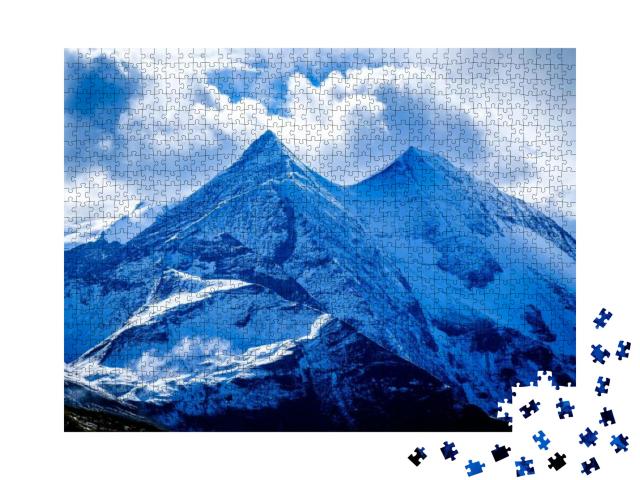 Puzzle 1000 Teile „Großglockner in Österreich - Hohe Tauern“