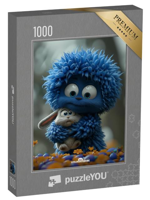 Puzzle 1000 Teile „LITTLEMONSTERTIME: Snuggles“