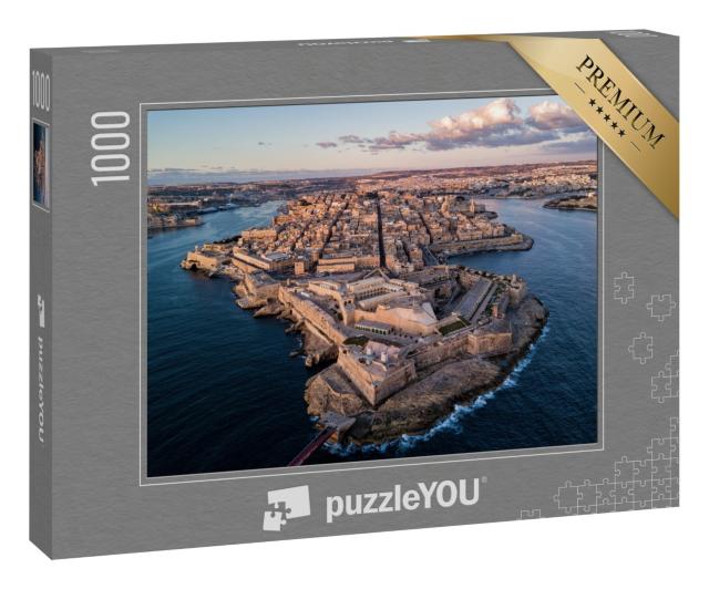Puzzle 1000 Teile „Alte Hauptstadt von Valletta, Malta“