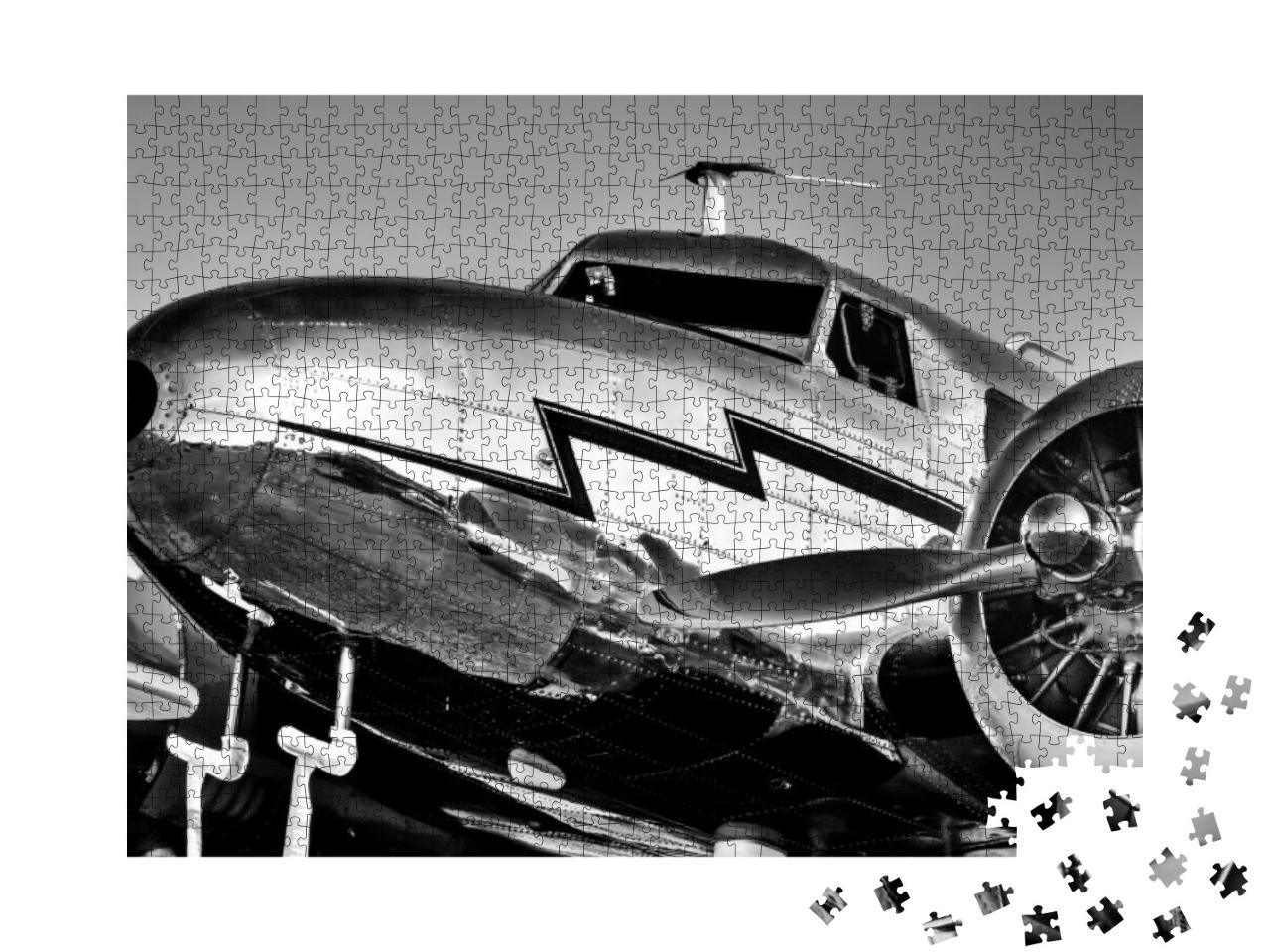 Puzzle 1000 Teile „Lockheed Electra aus dem goldenen Zeitalter der Luftfahrt“