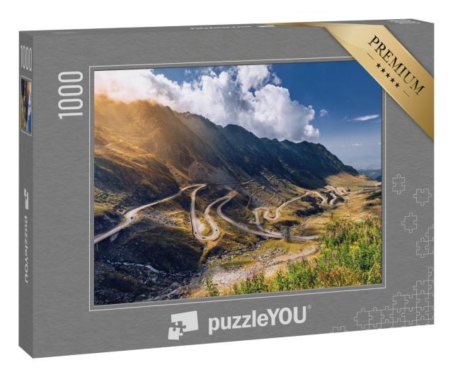 Puzzle 1000 Teile „Der Transfagarasan-Pass in Rumänien“