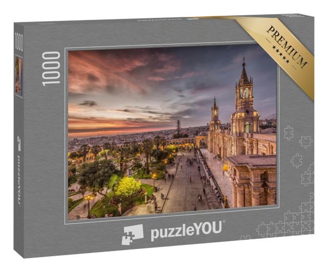 Puzzle 1000 Teile „Arequipa Sonnenuntergang Peru“