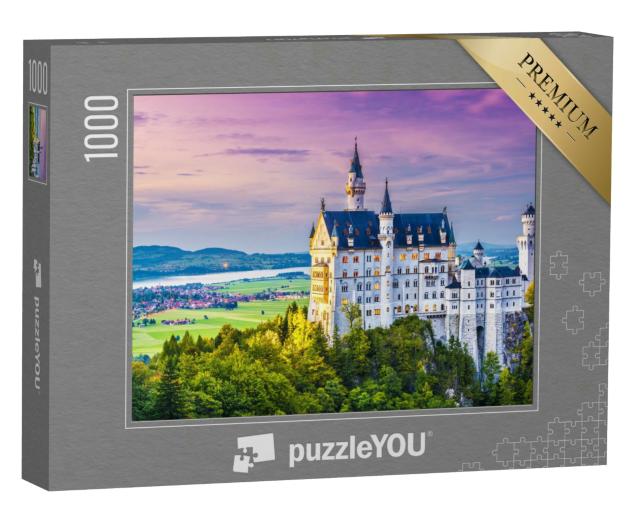 Puzzle 1000 Teile „Schloss Neuschwanstein in Bayern, Deutschland“