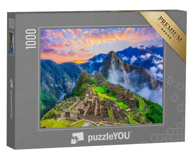 Puzzle 1000 Teile „Machu Picchu, Cusco, Peru: verlorene Stadt der Inka“