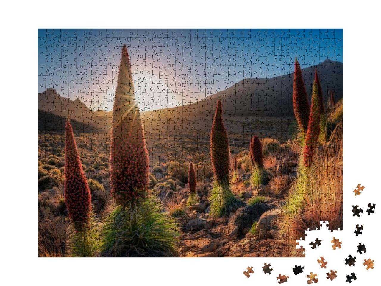 Puzzle 1000 Teile „Wilde Landschaft von Teneriffa, Kanarische Inseln“