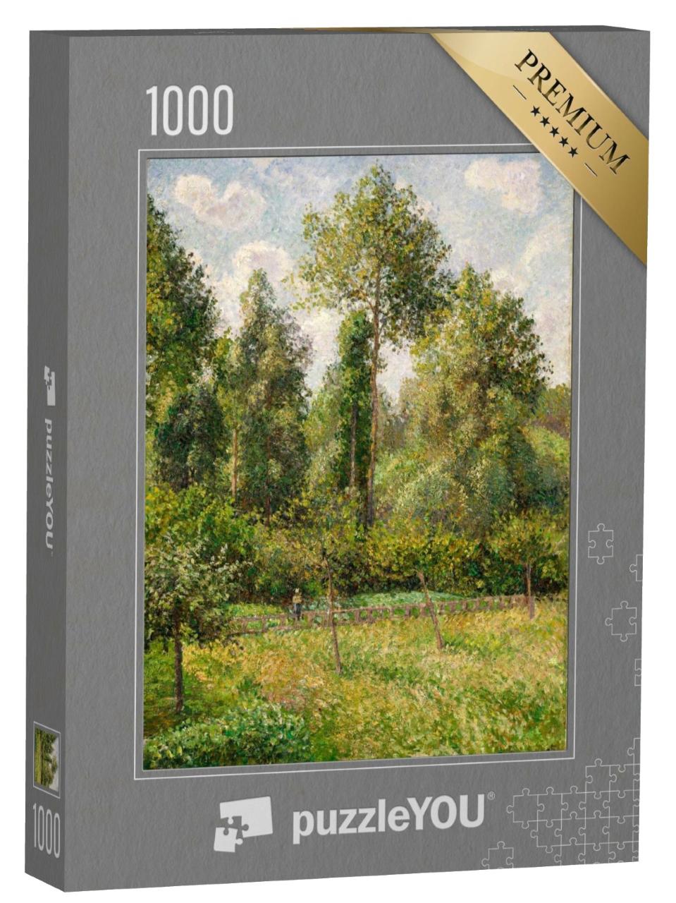 Puzzle 1000 Teile „Camille Pissarro - Pappeln, Éragny“