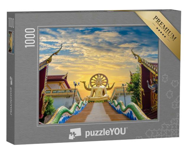 Puzzle 1000 Teile „Wat Phra Yai Koh Samui Surat Thani Thailand“