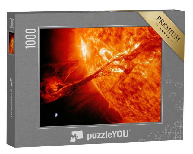 Puzzle 1000 Teile „Nahaufnahme der Sonne“