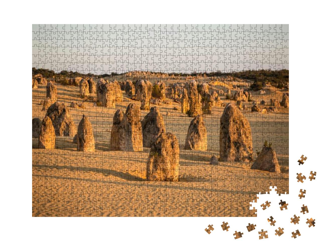 Puzzle 1000 Teile „Pinnacles Wüste, Nambung National Park, Westaustralien“