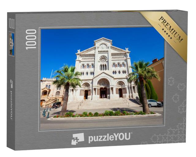 Puzzle 1000 Teile „Kathedrale Saint Nicholas Monaco oder Kathedrale Unserer Lieben Frau, Monaco“