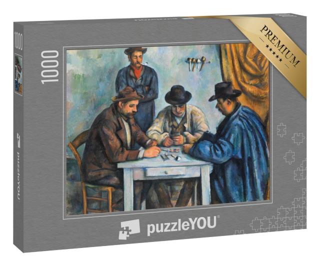 Puzzle 1000 Teile „Paul Cézanne - Die Kartenspieler“