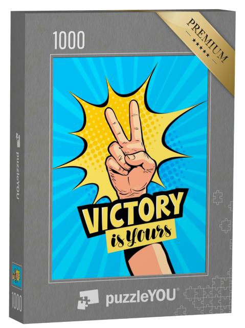 Puzzle 1000 Teile „Der Sieg ist dein als Motivation “