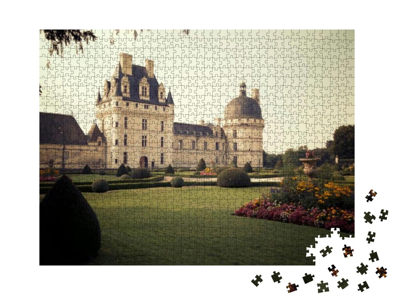 Puzzle 1000 Teile „Schloss Valencay im Loire-Tal, Frankreich“