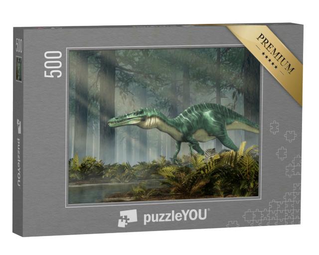 Puzzle 500 Teile „Suchomimus, ein Dinosaurier der Kreidezeit “