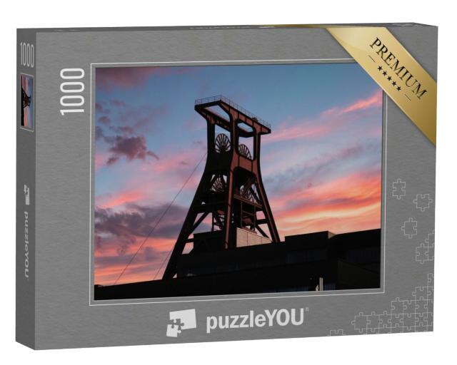 Puzzle 1000 Teile „Förderturm der Zeche Zollverein, Essen, Deutschland“