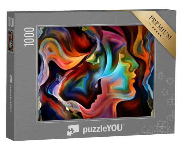 Puzzle 1000 Teile „Expressionismus und Spiritualität - abstrakte Kunst“