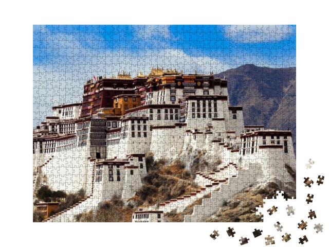 Puzzle 1000 Teile „Beeindruckender Potala-Palast in Tibet “