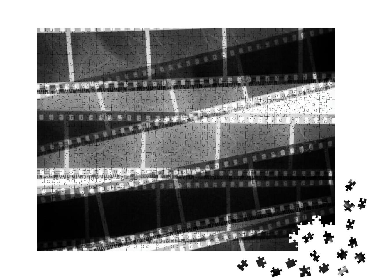 Puzzle 1000 Teile „Schwarz-Weiß-Film“
