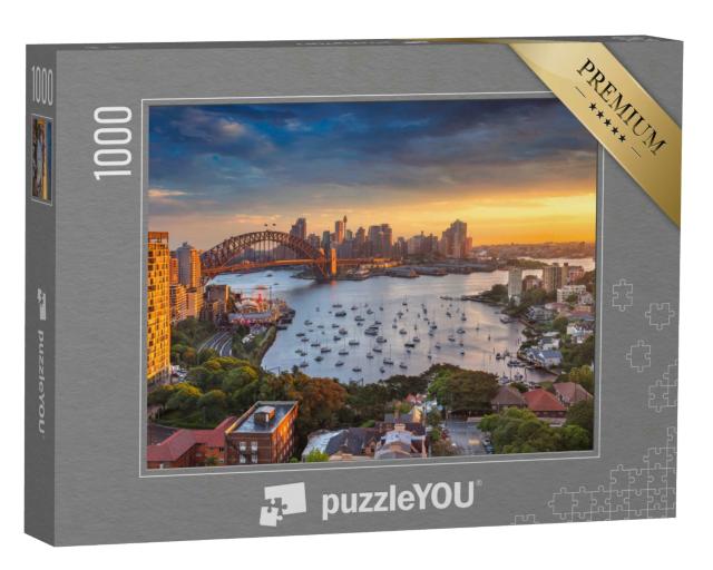 Puzzle 1000 Teile „Sydney im Sonnenuntergang“