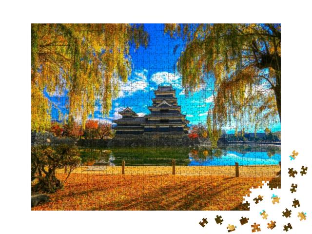 Puzzle 1000 Teile „Die Burg Matsumoto, mit die bedeutendste historische Burg Japans“