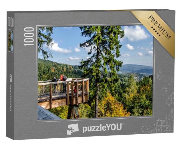 Puzzle 1000 Teile „Pfad in den Baumkronen“
