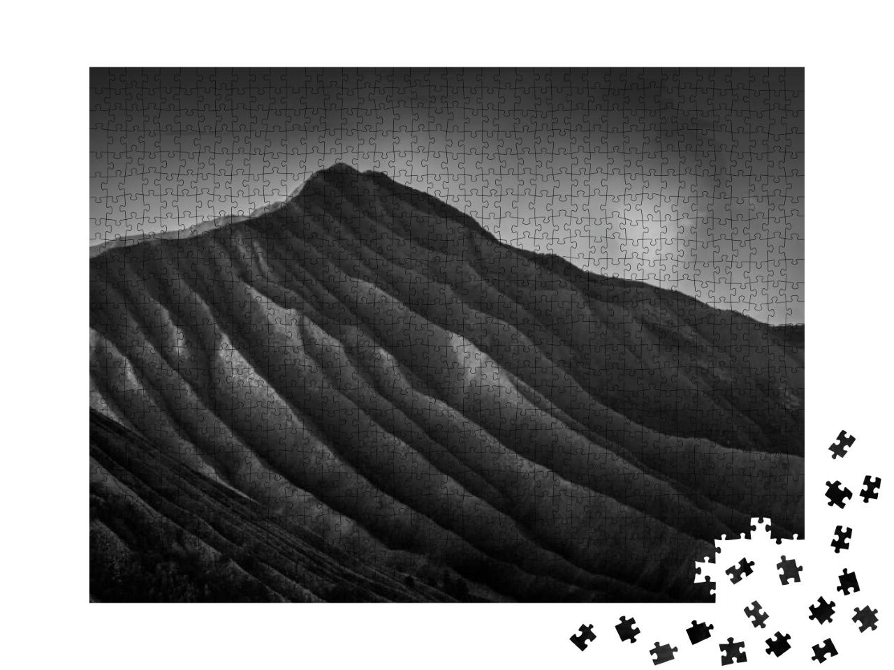 Puzzle 1000 Teile „Atemberaubender Blick auf den Vulkan Bromo, Indonesien “