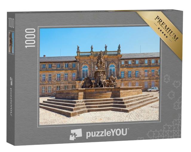Puzzle 1000 Teile „Historischer Markgrafenbrunnen in Bayreuth, Deutschland“
