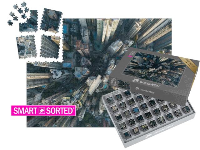 Puzzle „Wolkenkratzer von Hongkong“ | SMART SORTED® 1000 Teile