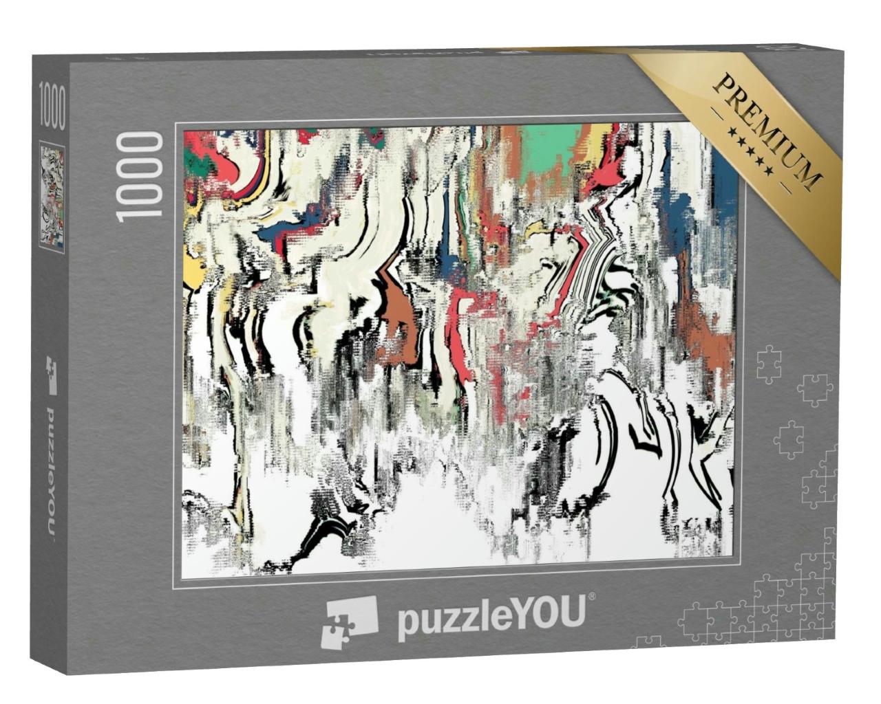 Puzzle 1000 Teile „Gemälde auf Leinwand“