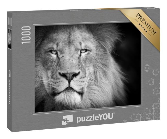 Puzzle 1000 Teile „Porträt eines Löwen “