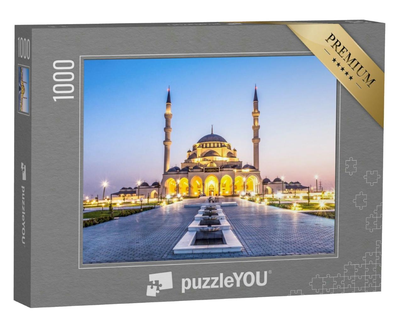 Puzzle 1000 Teile „Sharjah, Neue Moschee, Vereinigte Arabische Emirate“