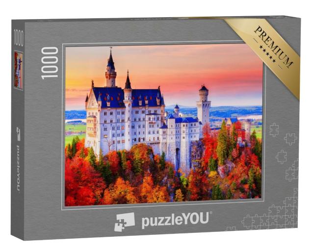 Puzzle 1000 Teile „Neuschwanstein, Märchenschloss von König Ludwig II.“