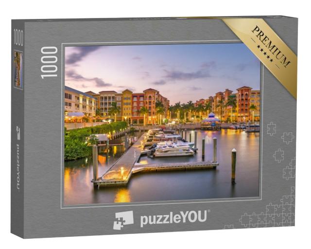 Puzzle 1000 Teile „Skyline von Naples mit Wasser, Florida, USA“