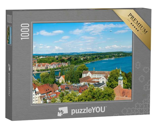Puzzle 1000 Teile „Konstanz  am Rhein und Bodensee“