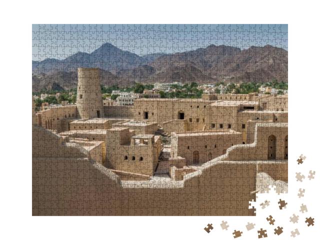 Puzzle 1000 Teile „Ansicht von Bahla Fort, Oman“