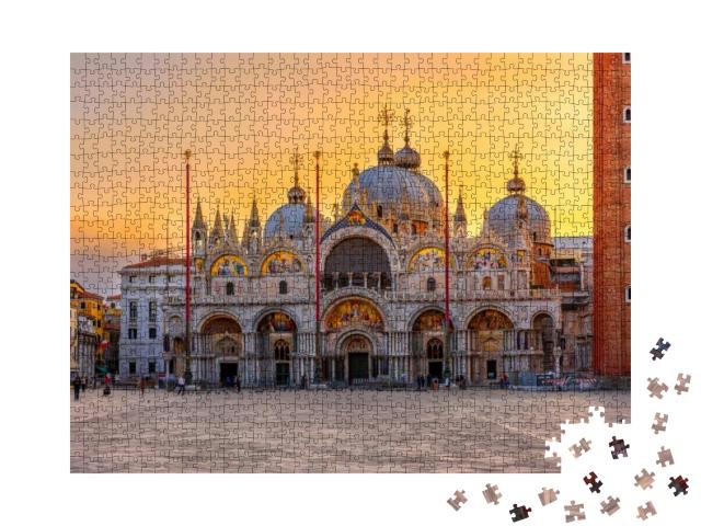 Puzzle 1000 Teile „Basilica di San Marco, Venedig, Italien“