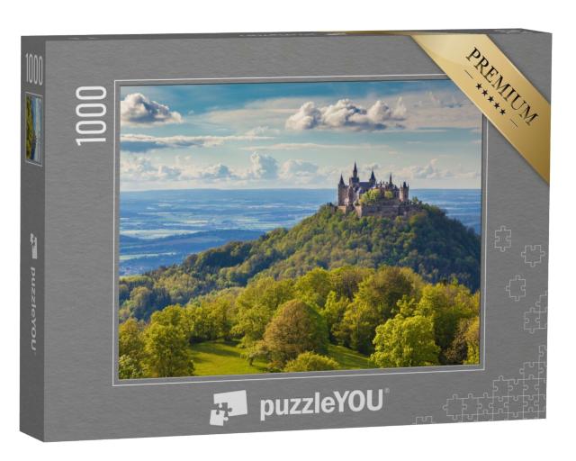 Puzzle 1000 Teile „Burg Hohenzollern, historisch-kaiserliches Schloss in Baden-Württemberg“