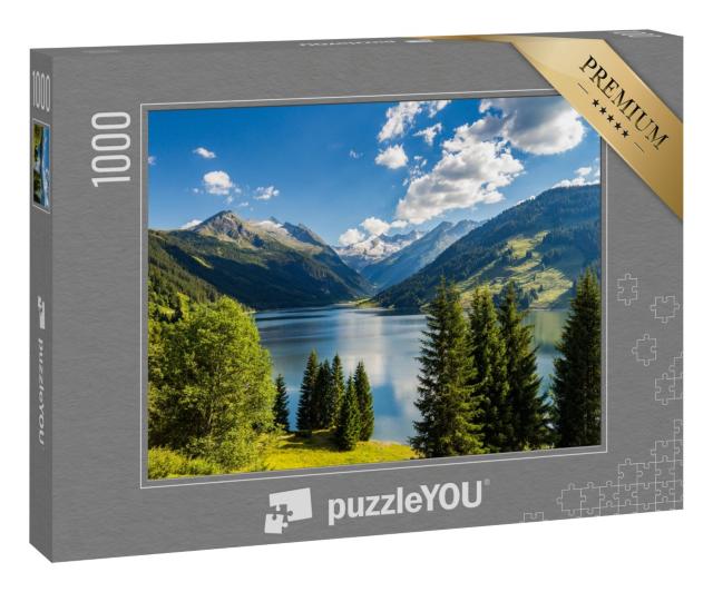 Puzzle 1000 Teile „Durlassboden-Stausee in den Zillertaler Alpen, Österreich“
