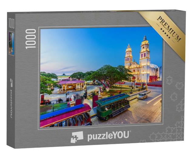 Puzzle 1000 Teile „Altstadt von San Francisco de Campeche, Mexiko“